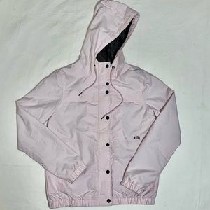 Womens water resistant jacket | light pink |